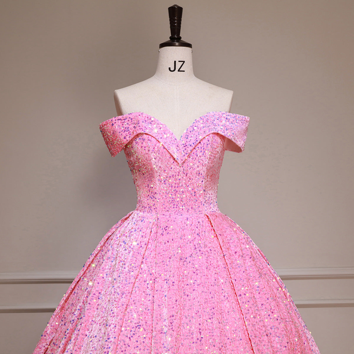 Pink Ball Gown Long Prom Dress Sweet 15/16 Dress