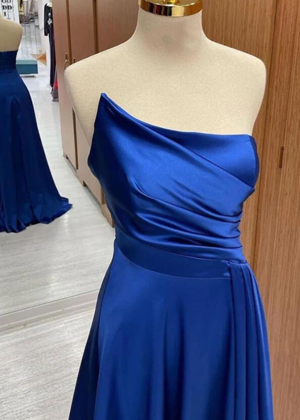 Royal Blue Long Prom Dresses Homecoming Dresses DT1617