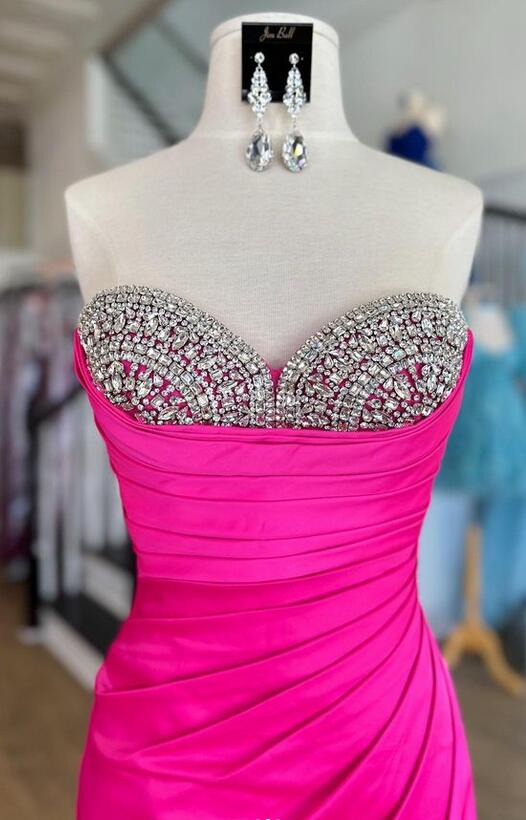 Strapless Mermaid Long Prom Dress