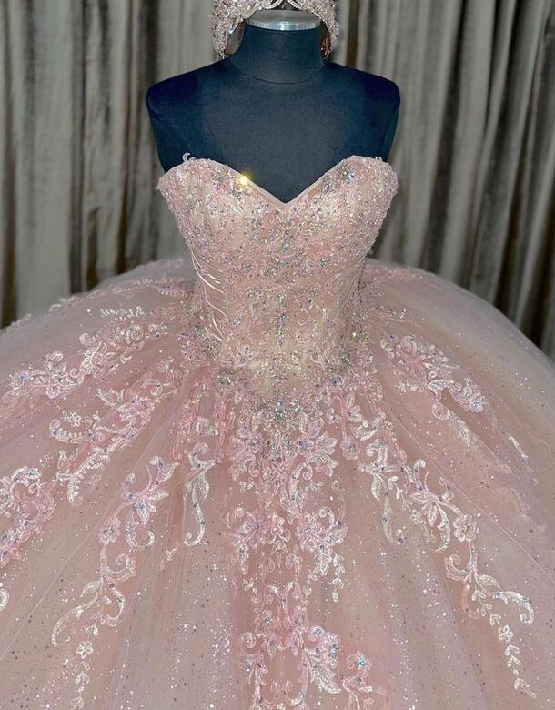 Strapless Quinceanera Dress Ball Gown, Sweet 16 Dresses DTQ103
