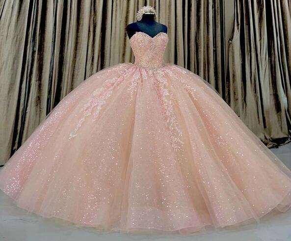 Strapless Quinceanera Dress Ball Gown, Sweet 16 Dresses DTQ103