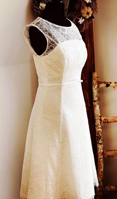 Short Wedding Dress, Wedding Receiption Dress, Bridal Gown ,Dresses For Brides DTB128