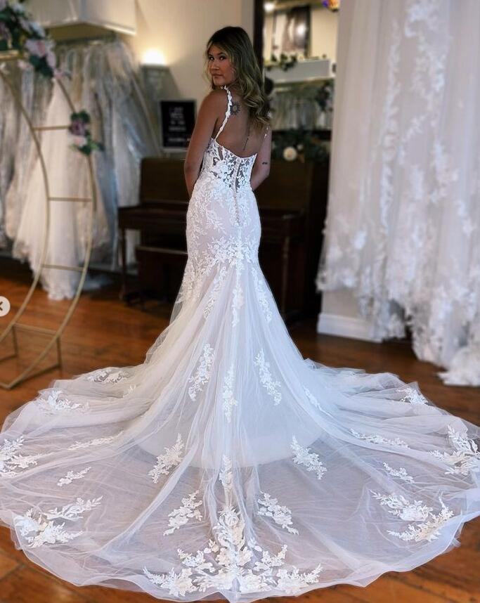 Mermaid Tulle/Lace Wedding Dress DTB153