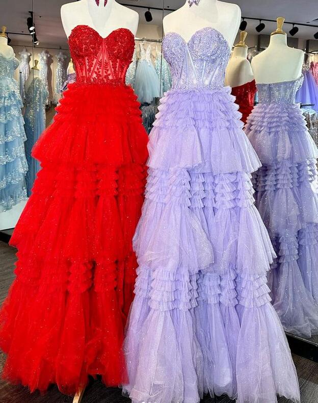 Sparkly Prom Dress, Wedding Dress, Graduation School Party Gown