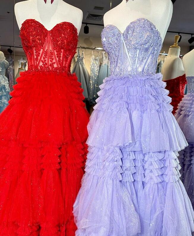 Sparkly Prom Dress, Wedding Dress, Graduation School Party Gown