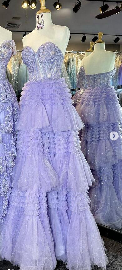 Sparkly Prom Dress, Wedding Dress, Graduation School Party Gown
