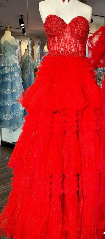 Sparkly Prom Dress, Wedding Dress, Graduation School Party Gown