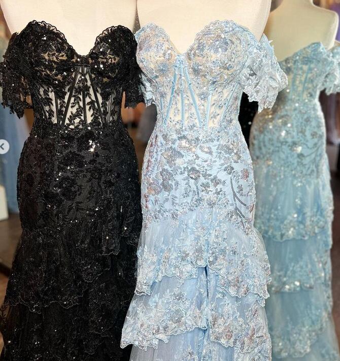 Sparkly Prom Dress, Wedding Dress, Graduation School Party Gown