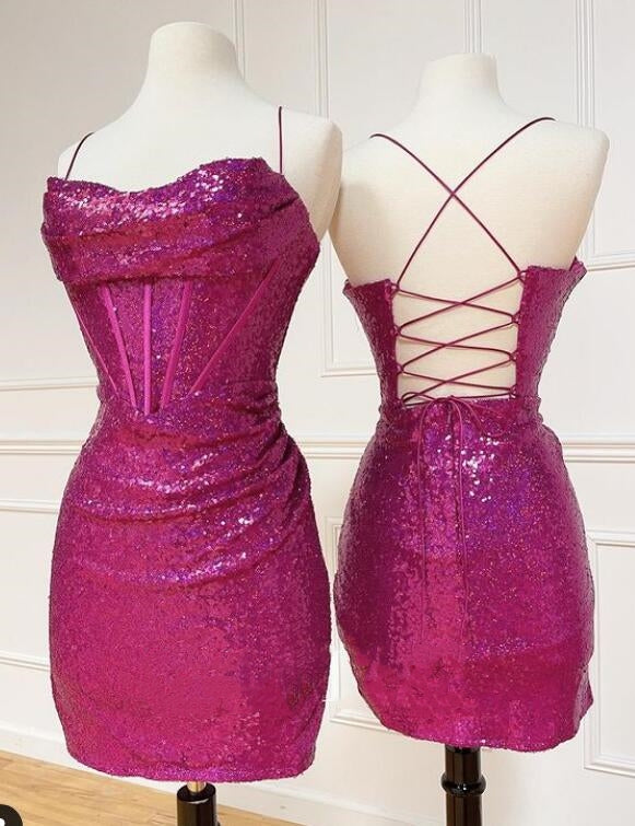 Sexy Sparkly Homecoming Dress