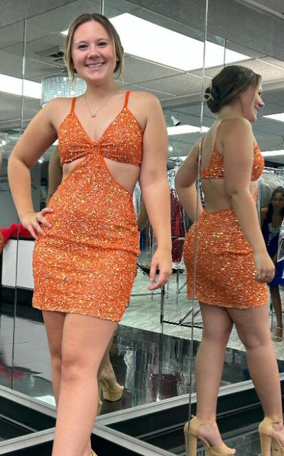 Sexy Sequins Homecoming Dress, Cocktail Dresses