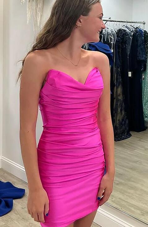 Strapless Sexy Homecoming Dress