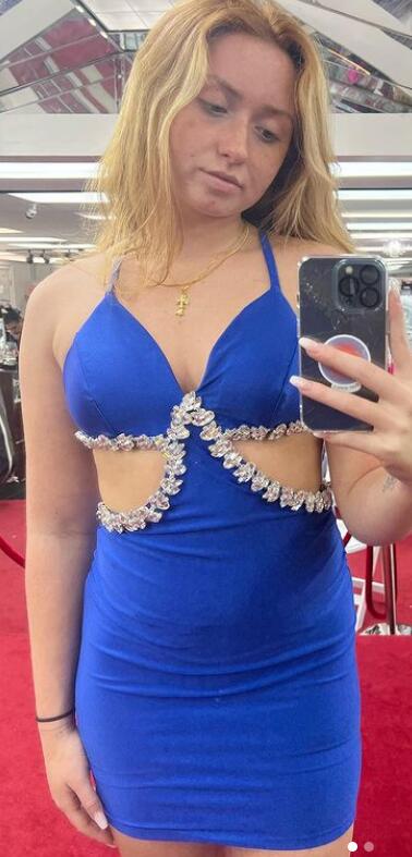 Sexy Homecoming Dress with Beading,short prom dress