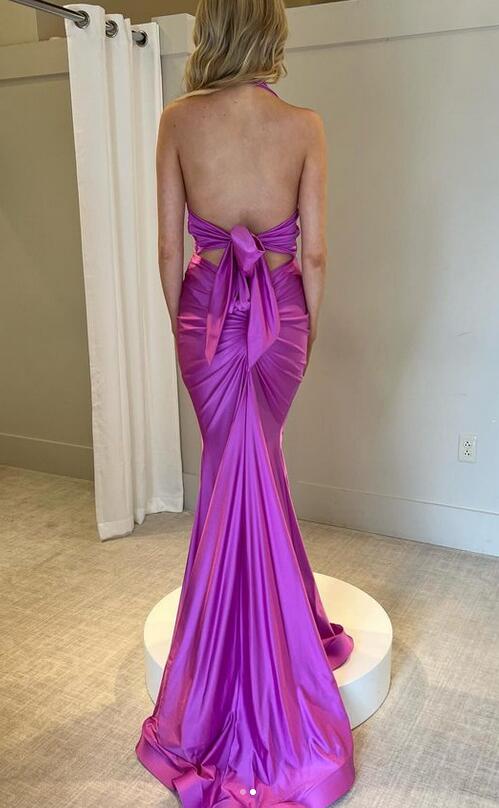 Deep V-neck Sexy Long Prom Dress