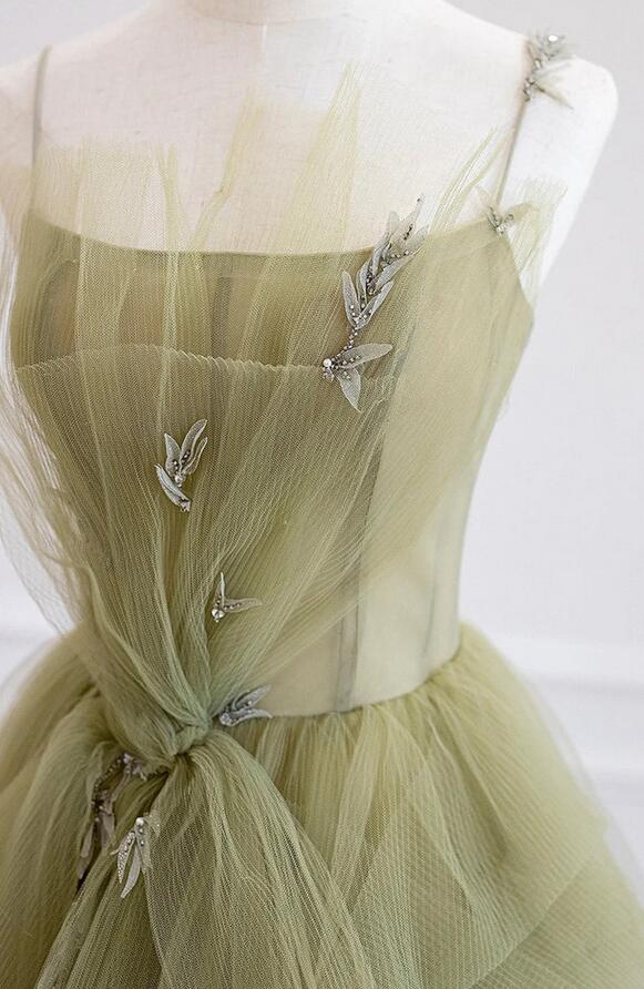 Straps Ball Gown Long Prom Dress Sweet 16 Quinceanera Dress