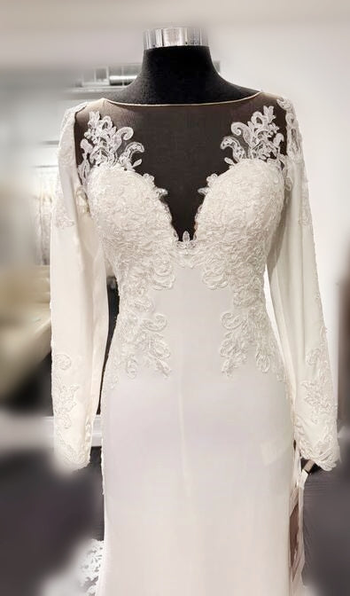 Mermaid Wedding Dress with Long Sleeves