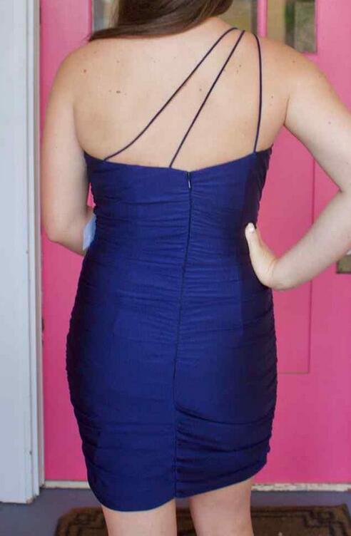 One Shoulder Sexy Homecoming Dress