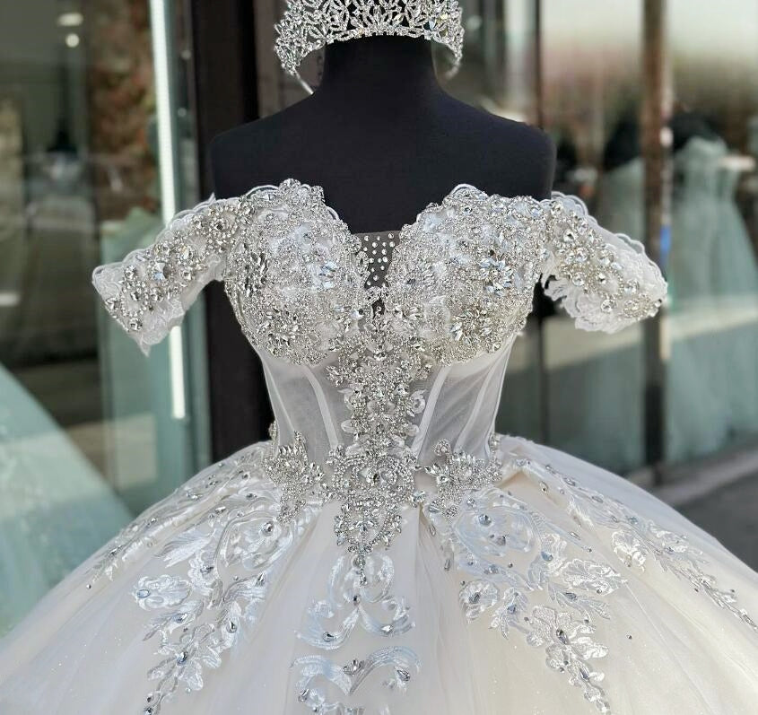 Off the Shoulder Princess Quinceanera Dress Ball Gown, Sweet 16 Dresses, Sweet 15 Dresses DTQ122
