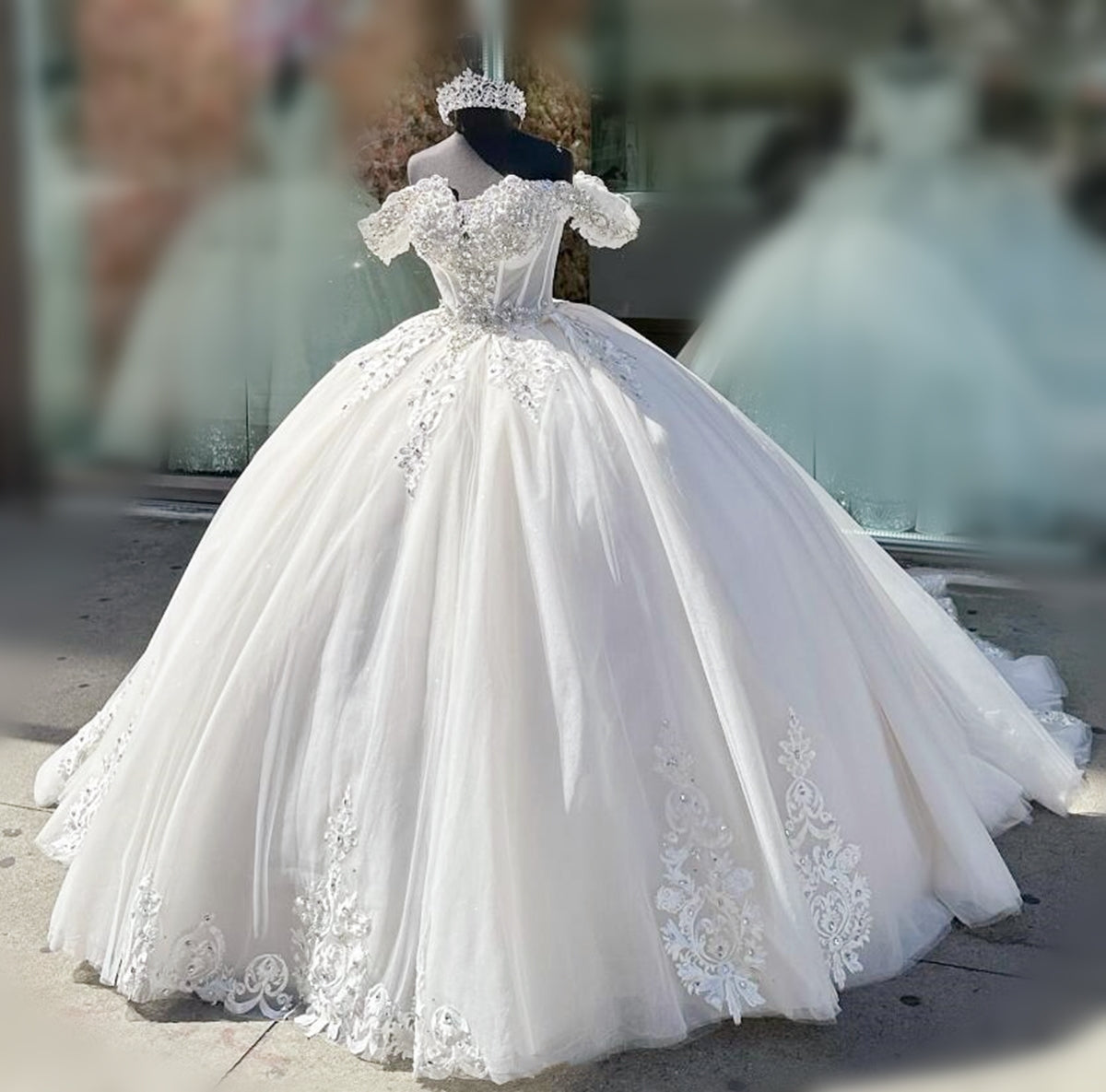 Off the Shoulder Princess Quinceanera Dress Ball Gown, Sweet 16 Dresse DressesTailor Off the Shoulder Princess Quinceanera Dress Ball Gown, Sweet 16 Dresse DressesTailor