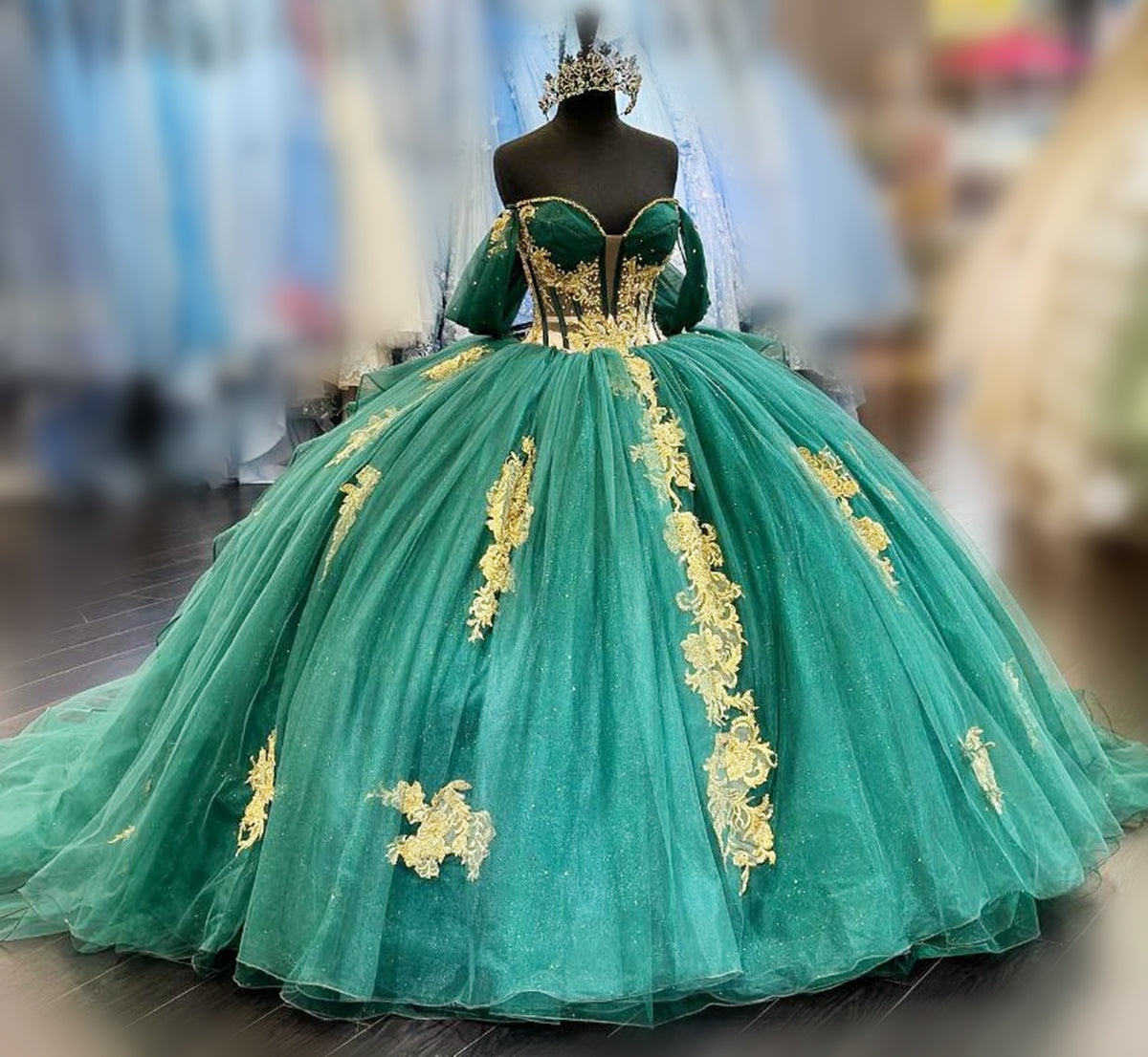 Off the Shoulder Princess Quinceanera Dress Ball Gown, Sweet 16 Dresses, Sweet 15 Dresses DTQ123