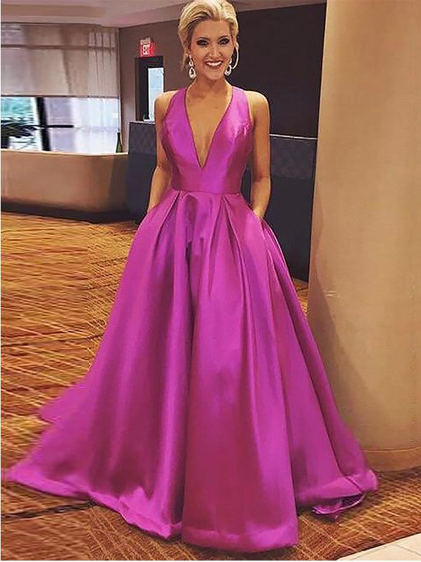hot pink dress for graduation LTP1238,Hot Pink A-Line Prom Dresses,Long Evening Dresses,Teenager Gra Laylatailor Shop