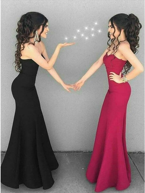 Simple Prom Dress, Prom Dresses, Evening Gown, Graduation School Party Dress, Winter Formal Dress