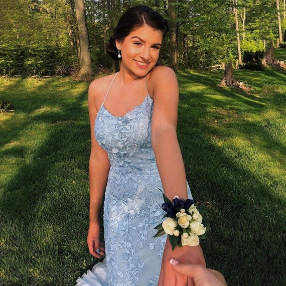 Lace Prom Dress, Prom Dresses, Pageant Dress, Evening Dress, Ball Dance Dresses, Graduation School Party Gown