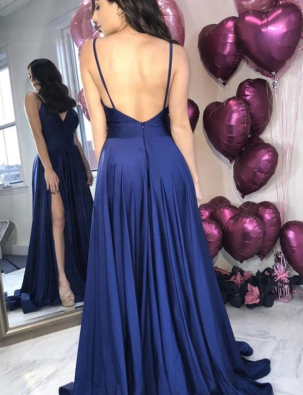 Sexy Prom Dress Slit Skirt, Homecoming Dress, Formal Dress, Evening Dress, Dance Dresses, Graduation Party Dress