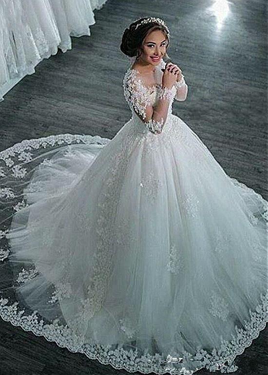 New Style Wedding Dress Long Sleeves, Dresses For Wedding, Bridal Gown ,Bride Dress, Dresses For Brides