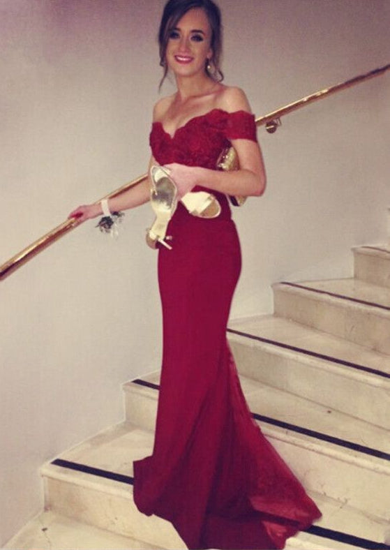 Mermaid Prom Dress, Bridesmaid Dresses, Evening Gown, Winter Formal Dress