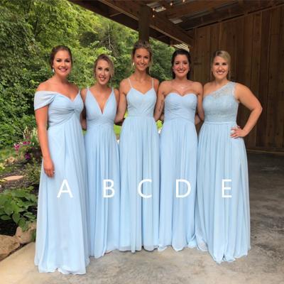 Chiffon Bridesmaid Dresses, Light Blue Bridesmaid Dress Chiffon Bridesmaid Dresses, Light Blue Bridesmaid Dress