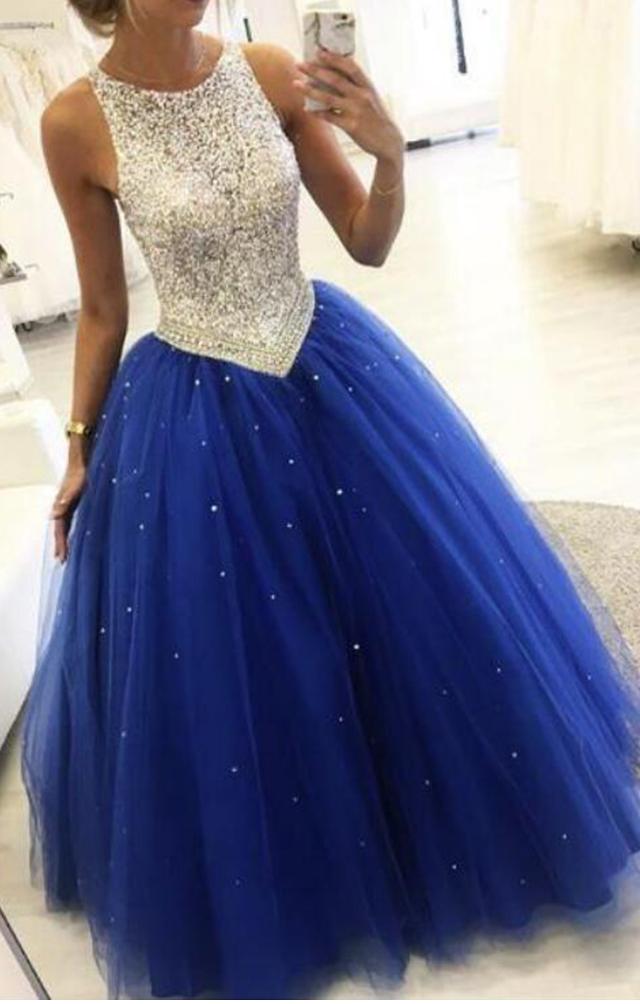 A Line Prom Dress, Graduation School Party Gown, Winter Formal Dress