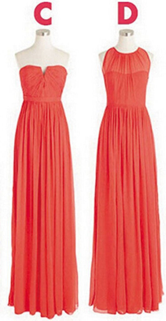 Simple Chiffon Bridesmaid Dresses, Cheap Bridesmaid Dress