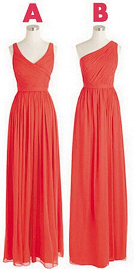 Simple Chiffon Bridesmaid Dresses, Cheap Bridesmaid Dress