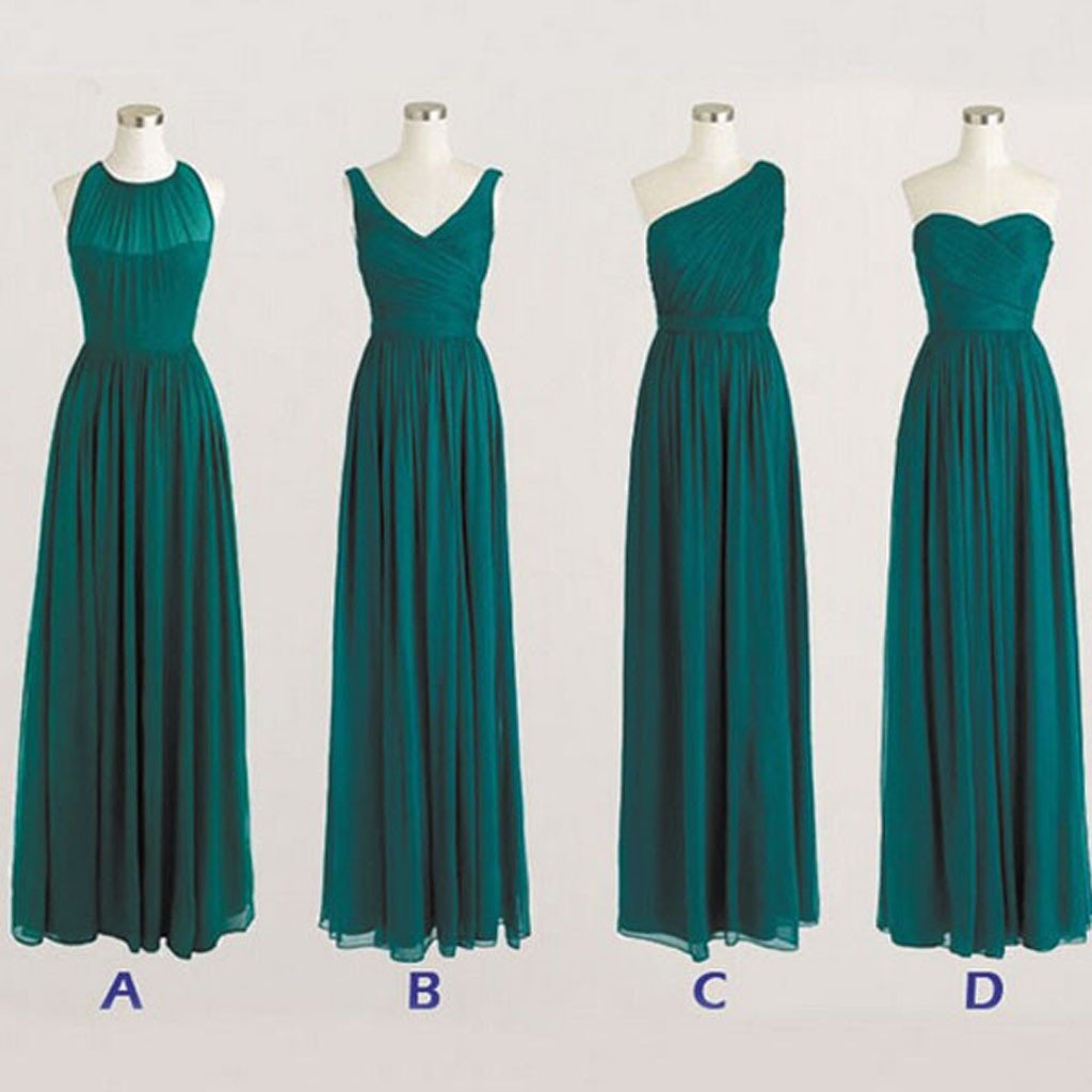 Simple Chiffon Bridesmaid Dresses, Cheap Bridesmaid Dress