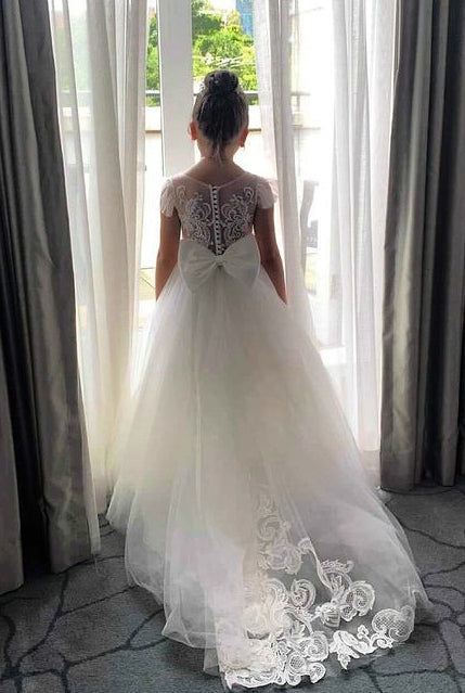 Custom made clearance flower girl dresses