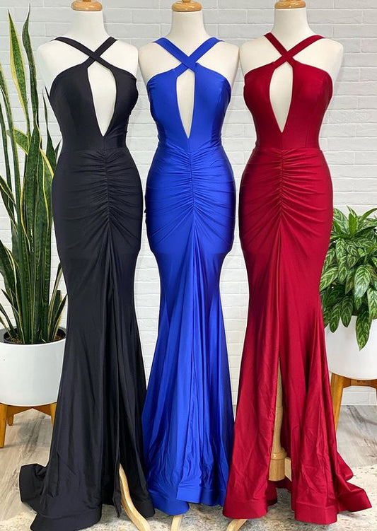 Sexy Mermaid Long Prom Dresses,Long Formal Evening Dresses