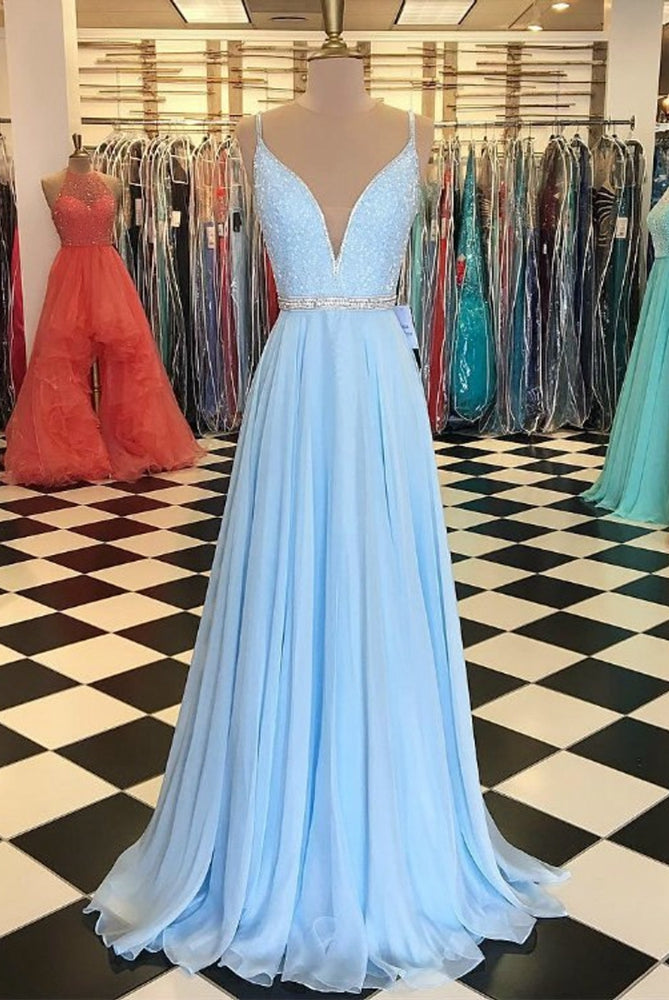 Light Blue Prom Dress Long , Dresses For Graduation Party, Evening Dre DressesTailor Light Blue Prom Dress Long , Dresses For Graduation Party, Evening Dre DressesTailor