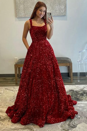 Sparkly Long Prom Dresses