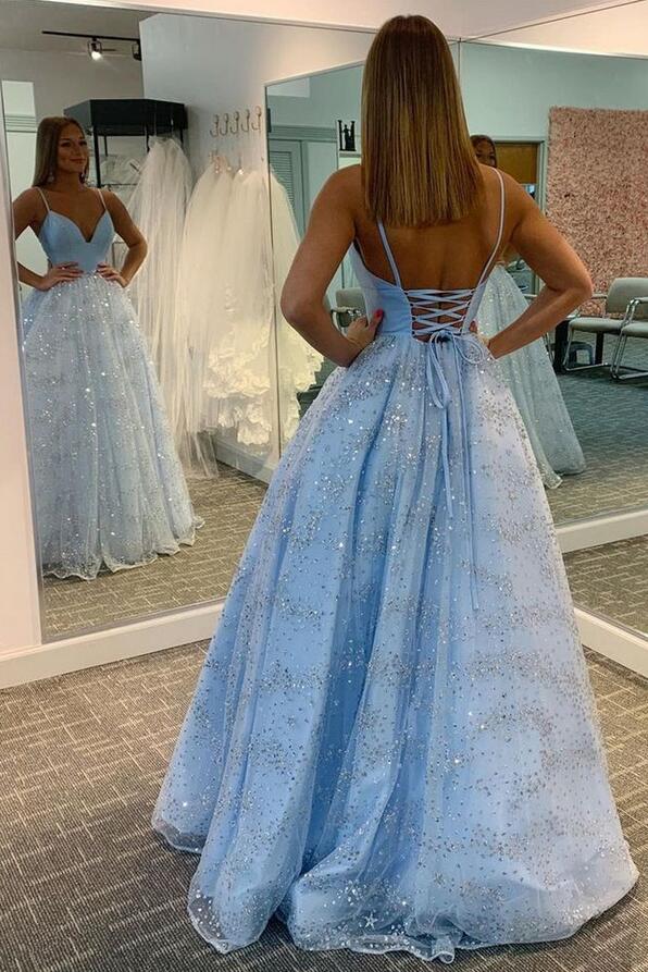 Sparkly Long Prom Dresses,Formal Dresses,Dance Dress