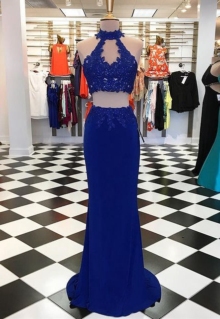 Two Pieces Long Prom Dress,Prom Dresses,Pageant Dress,Evening Dress,Ball Dance Dresses,Graduation School Party Gown