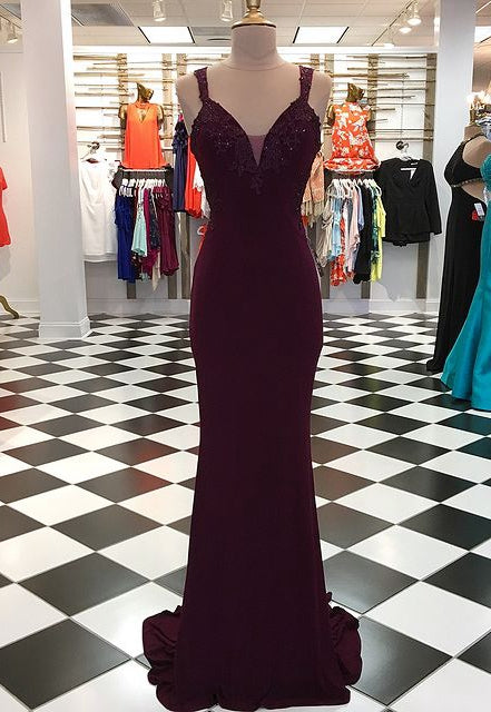 Open Back Mermaid Long Prom Dress,Prom Dresses,Pageant Dress,Evening Dress,Ball Dance Dresses,Graduation School Party Gown