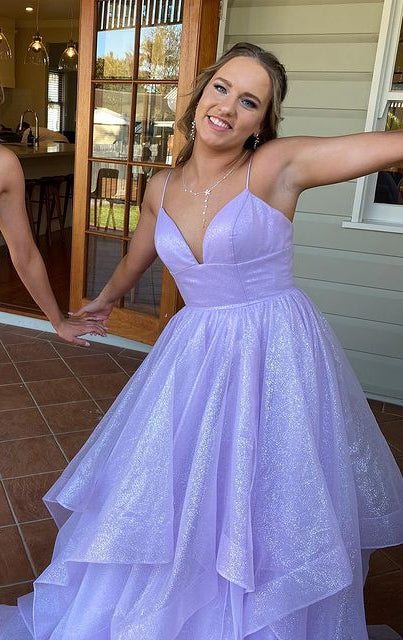 Sparkly Long Prom Dress,Formal Dresses,Dance Dress
