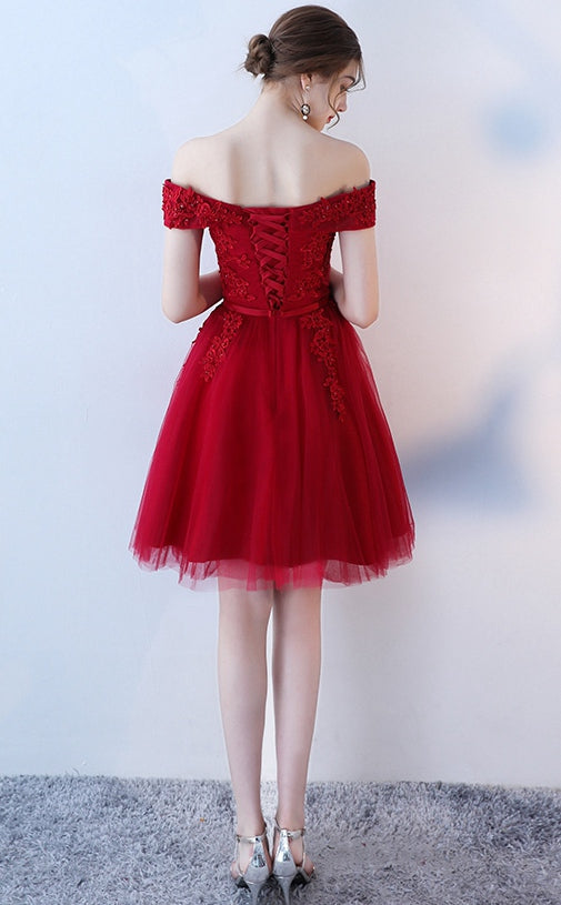 Short Prom Dress, Homecoming Dresses, Graduation School Party Gown, Winter Formal Dress