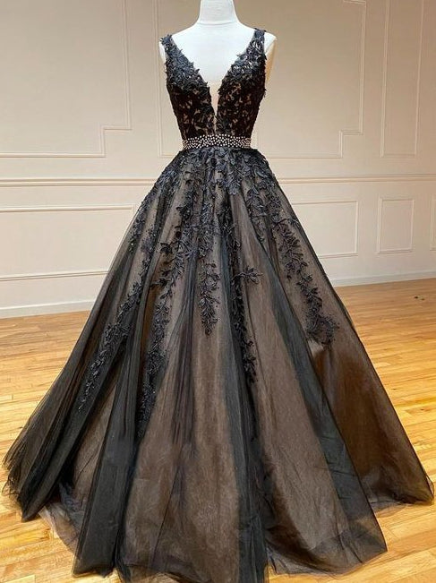 Lace Prom Dresses ,Long Homecoming Dresses,Colored Wedding Dresses
