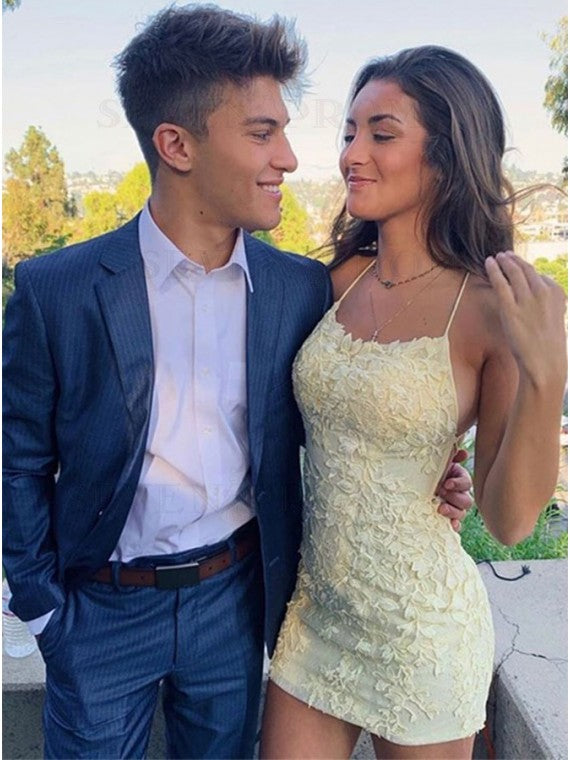 Sexy Lace Homecoming Dress , Short Prom Dress, Formal Outfit, Back to School Party Gown