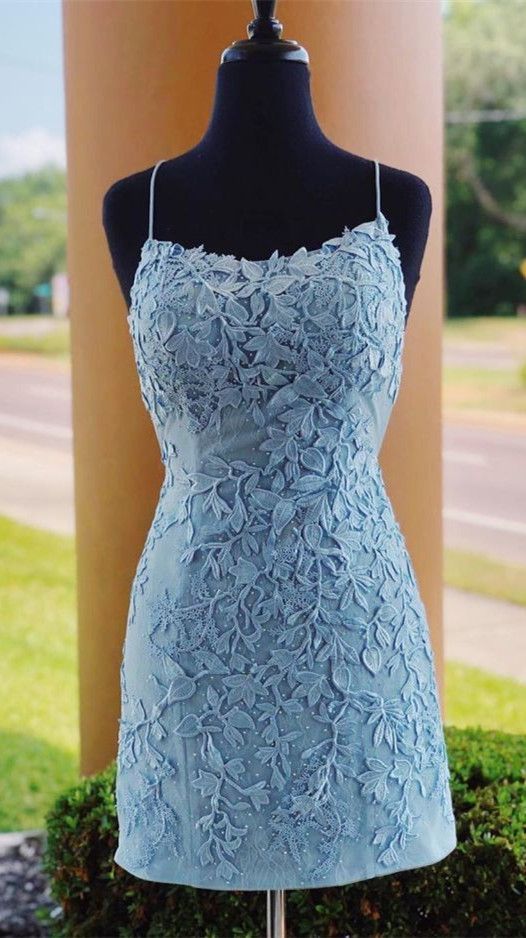 Lace Homecoming Dress , Short Prom Dress, Formal Outfit, Back to School Party Gown