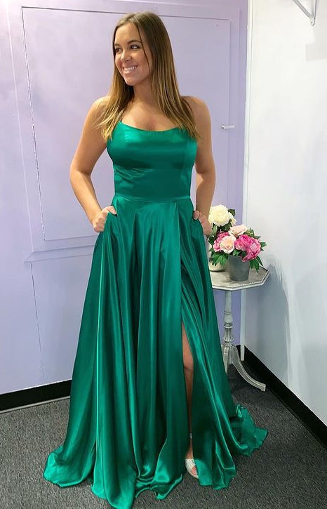 Simple Long Prom Dress,Prom Dresses,Pageant Dress