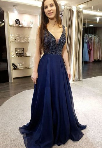 Backless Prom Dress For Teens, Evening Dress, Formal Dresses, Graduation School Party Dance Dress