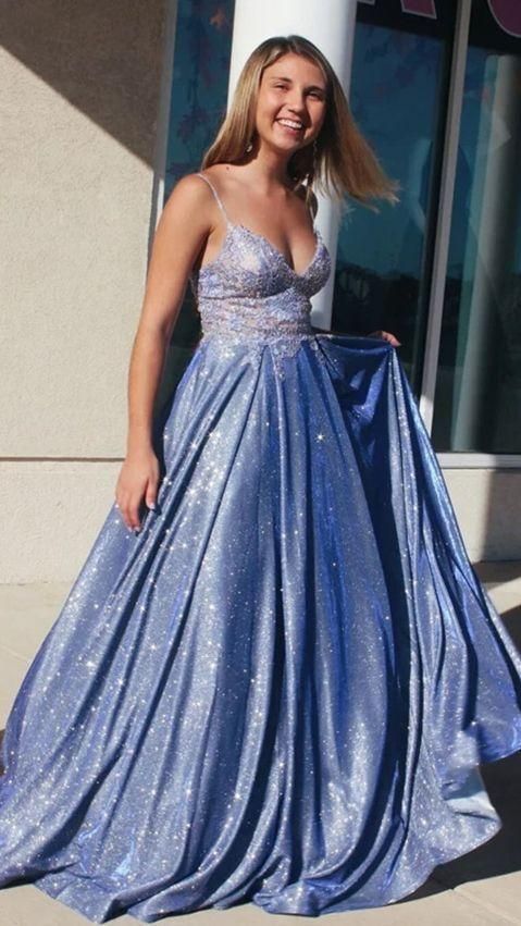 Sparkling Prom Dresses Long, Evening Dress, Formal Dress, Dance Dresses