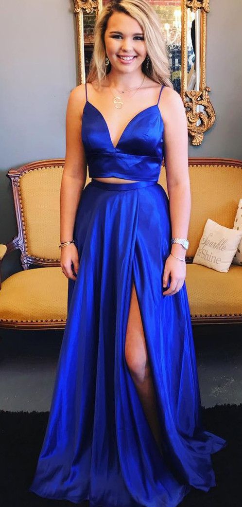 Royal Blue Prom Dress, Evening Dress, Dance Dresses, Graduation School Party Gown
